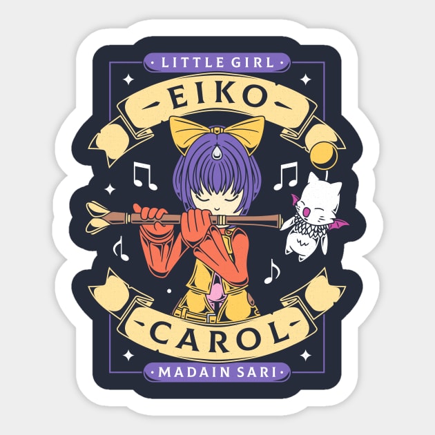 Little Girl Eiko Sticker by Alundrart